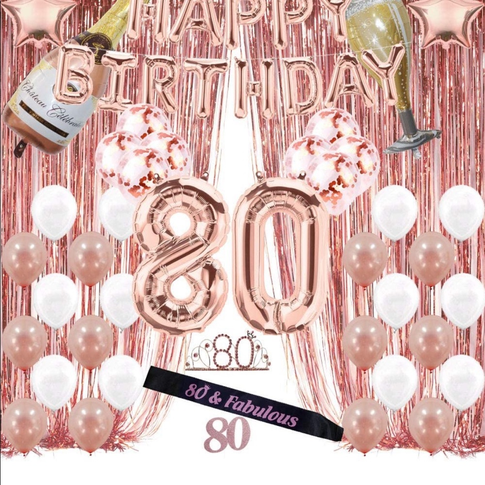 8️⃣0️⃣s birthday decoration!